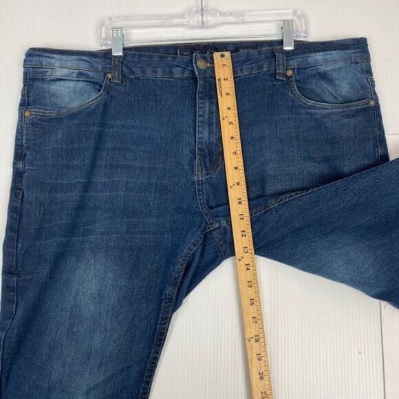 PD&C Paper Authenticity Denim Cloth Slim Straight Blue Jeans Mens Size 44X32 - Picture 7 of 11